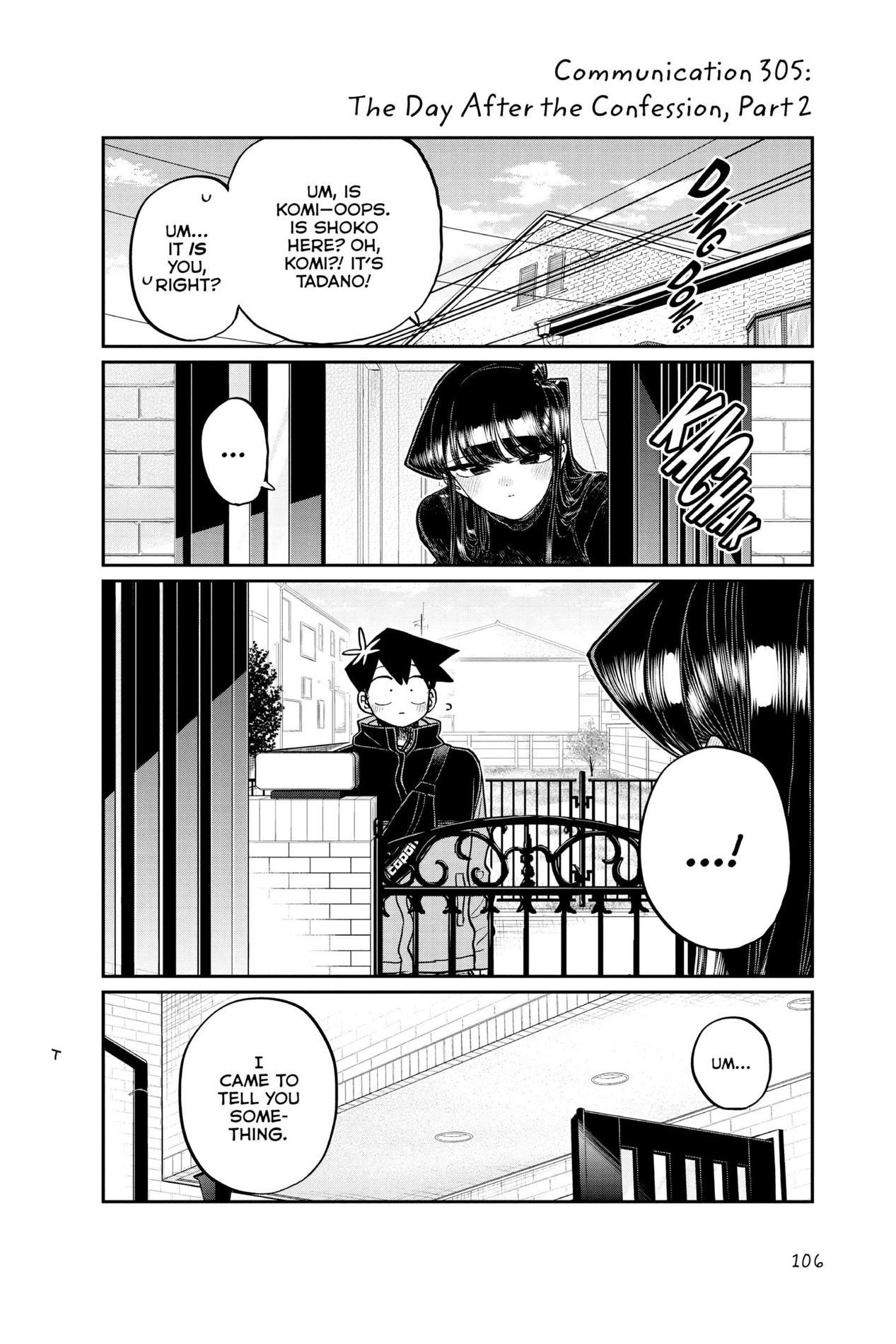 Komi Can’t Communicate, Chapter 305 image 1